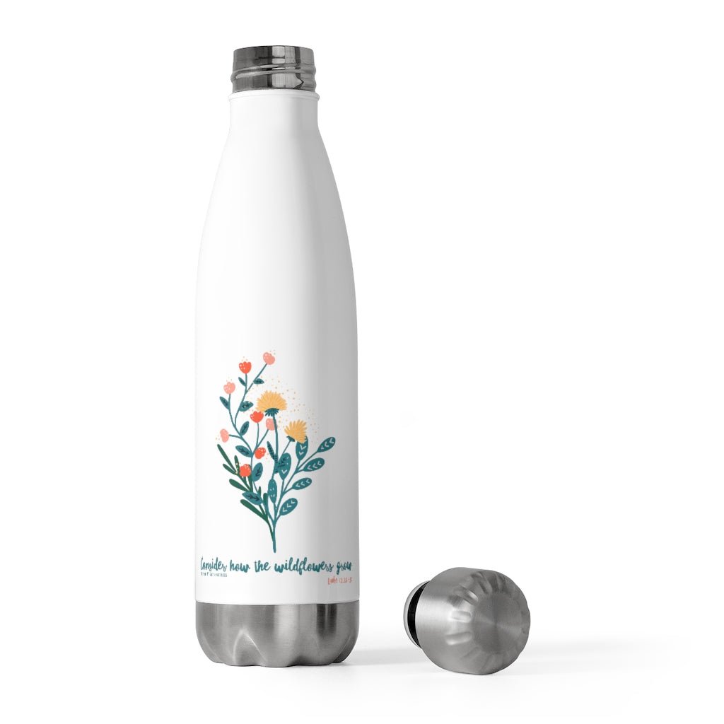 Wildflowers - Insulated Bottle -  20oz -  Trini-T Ministries