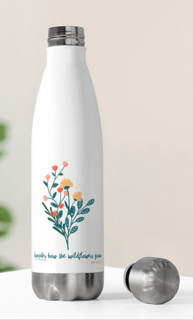 Wildflowers - Insulated Bottle -  20oz -  Trini-T Ministries