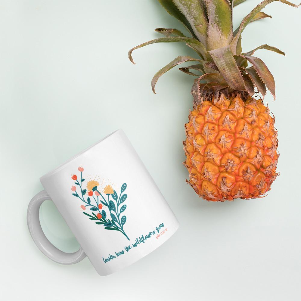 Wildflowers - Mug -  11oz, 15oz -  Trini-T Ministries