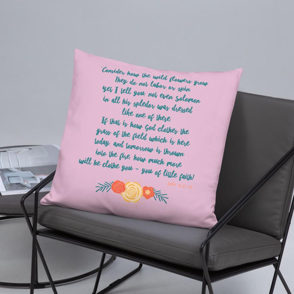 Wildflowers - Pink Cushion - Trini-T Ministries