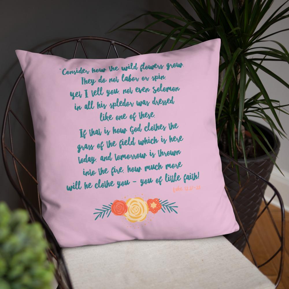 Wildflowers - Pink Cushion - Trini-T Ministries