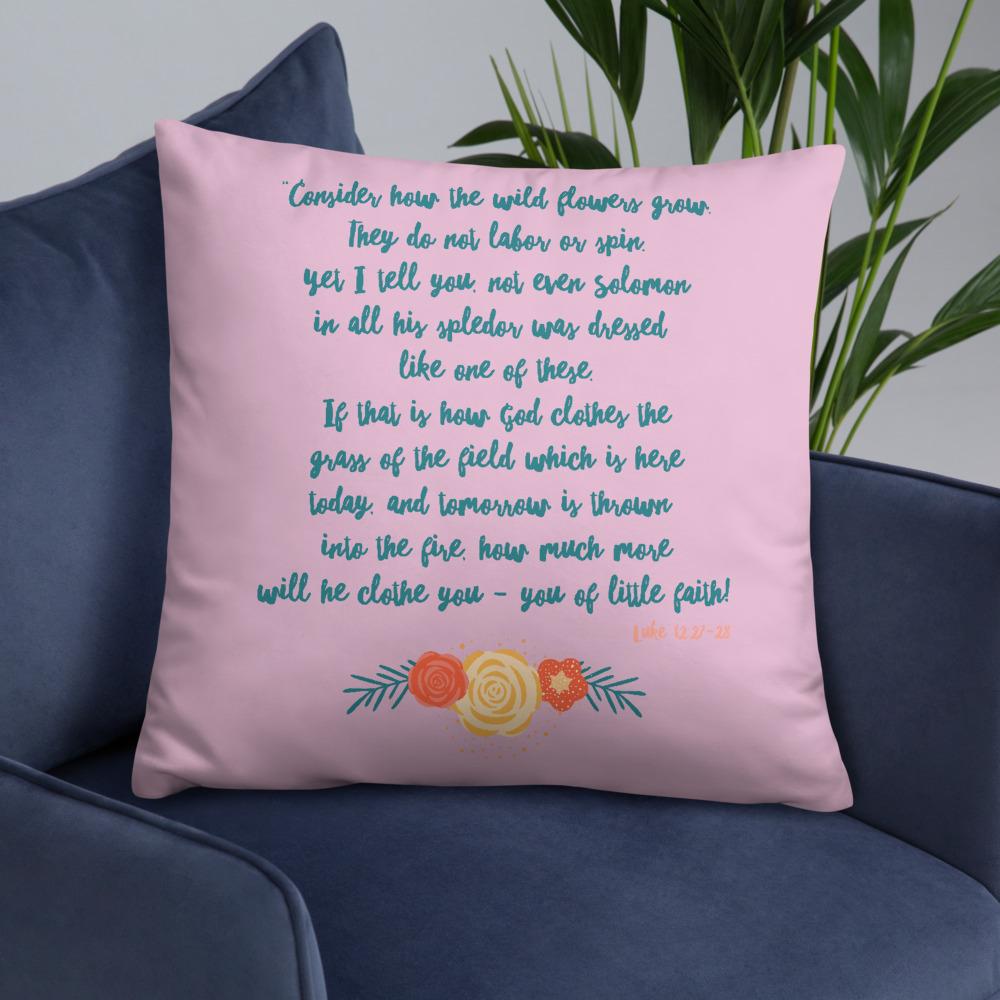 Wildflowers - Pink Cushion - Trini-T Ministries