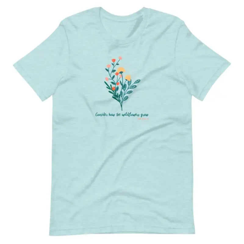 Wildflowers - Women’s T -  White / XS, White / S, White / M, White / L, White / XL, White / 2XL, White / 3XL, White / 4XL, Black / XS, Black / S -  Trini-T Ministries