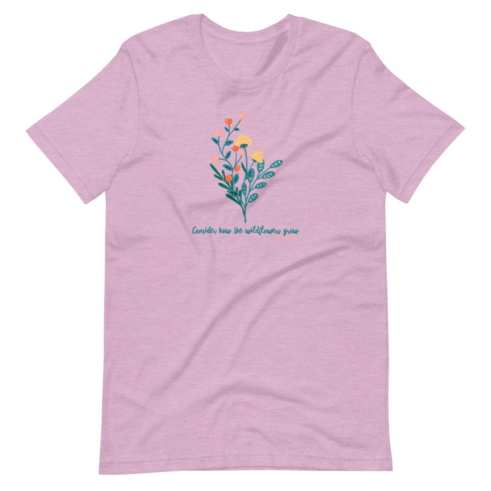 Wildflowers - Women’s T -  White / XS, White / S, White / M, White / L, White / XL, White / 2XL, White / 3XL, White / 4XL, Black / XS, Black / S -  Trini-T Ministries