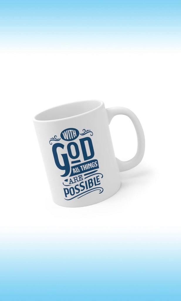 With God - Mug -  11oz -  Trini-T Ministries