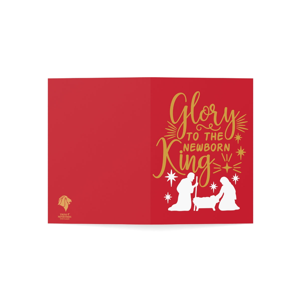 Glory to the King -  Greeting Cards (1, 10, 30, and 50pcs)