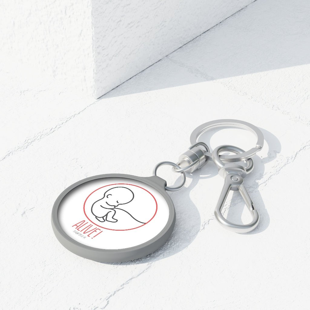 Alive! - Keyring Tag -  One size / Grey -  Trini-T Ministries