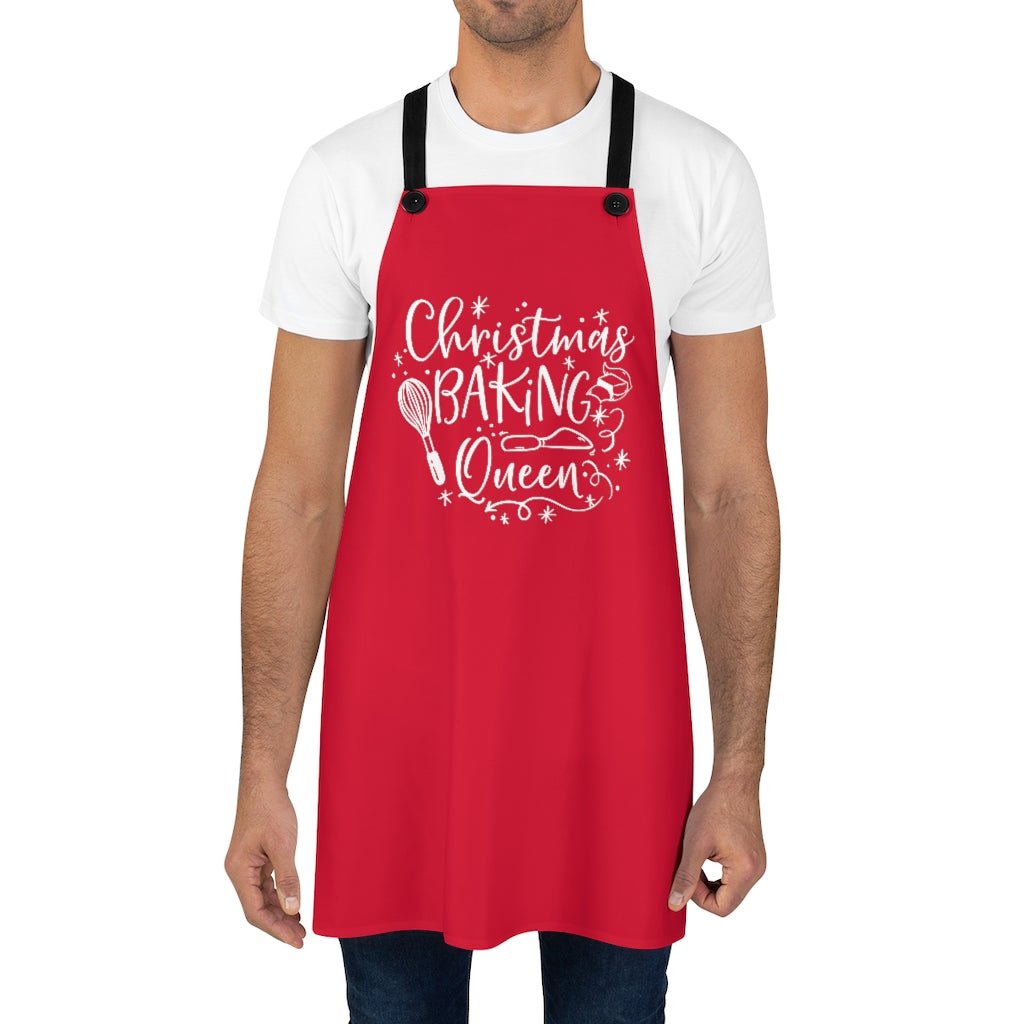 Baking Queen (Red) - Apron -  One Size -  Trini-T Ministries
