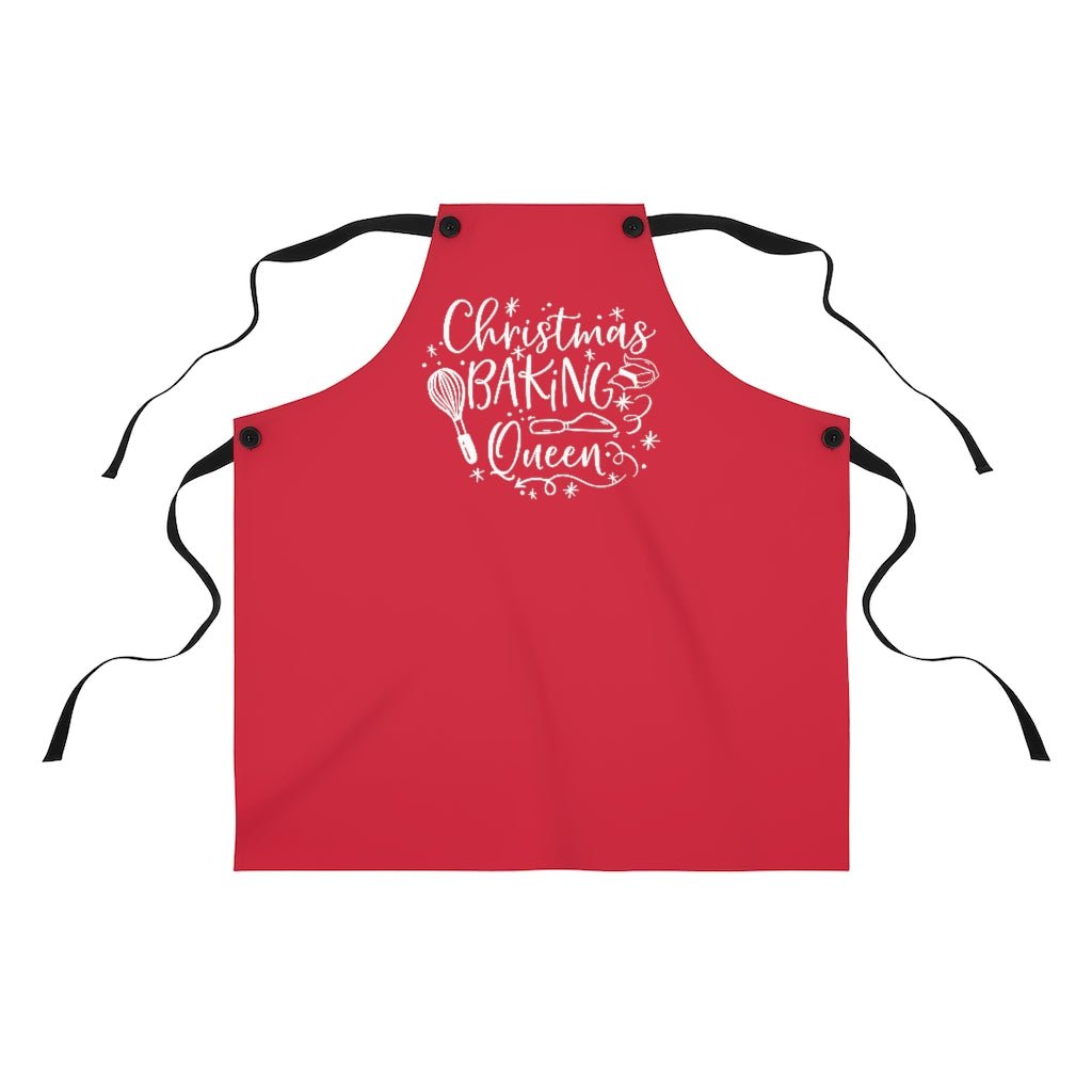 Baking Queen (Red) - Apron - Trini-T Ministries