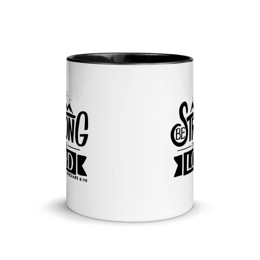 Be Strong In The Lord - Mug -  Black, Red, Blue, Yellow -  Trini-T Ministries