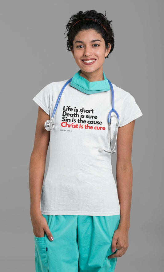 Christ Is The Cure - Women’s T - Trini-T Ministries