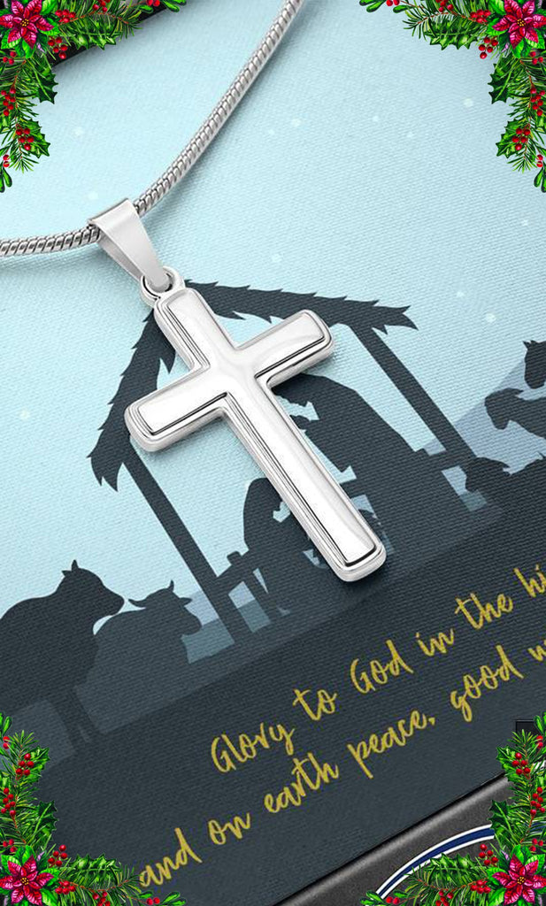 Christmas Nativity Cross - Necklace - Trini-T Ministries