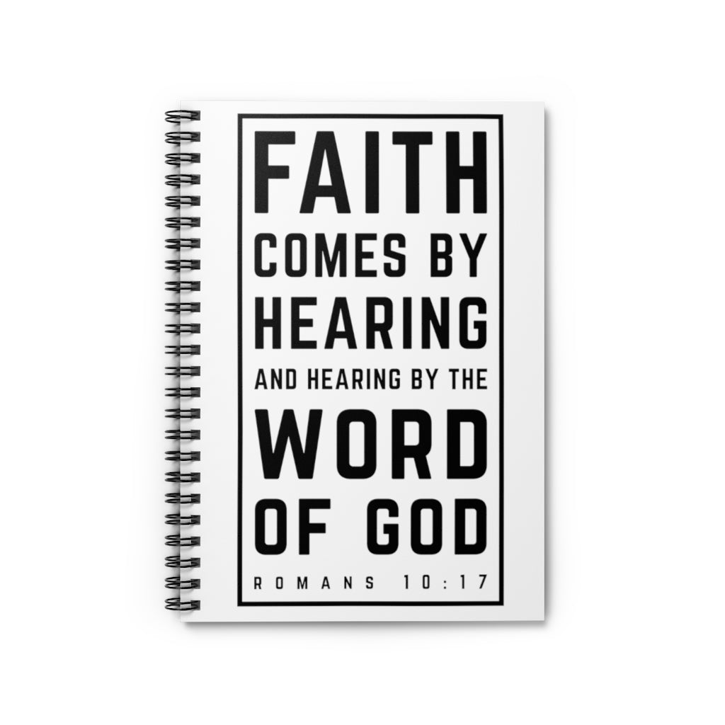 Faith Comes By Hearing - Notebook -  One Size -  Trini-T Ministries