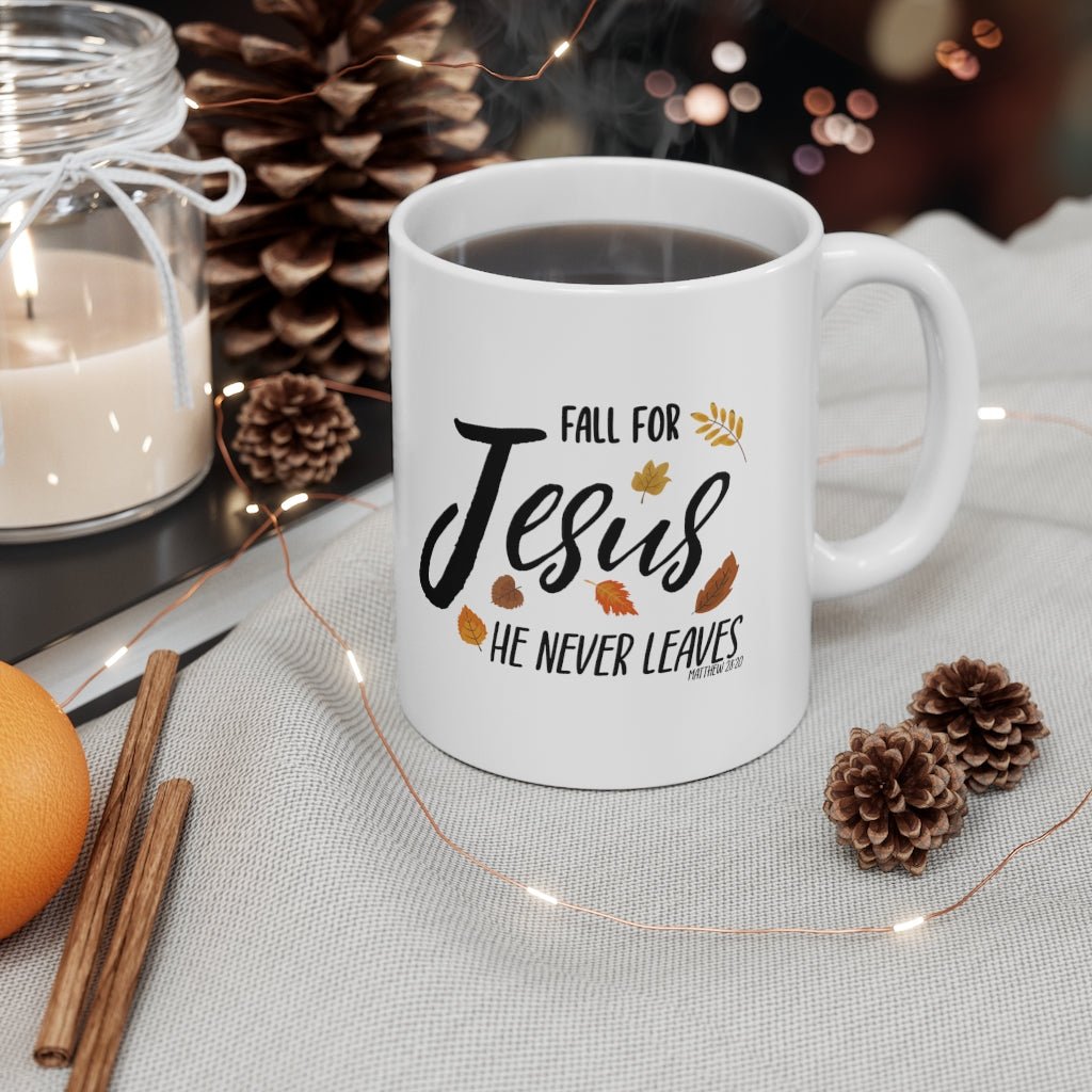 Fall For Jesus - Mug -  11oz -  Trini-T Ministries