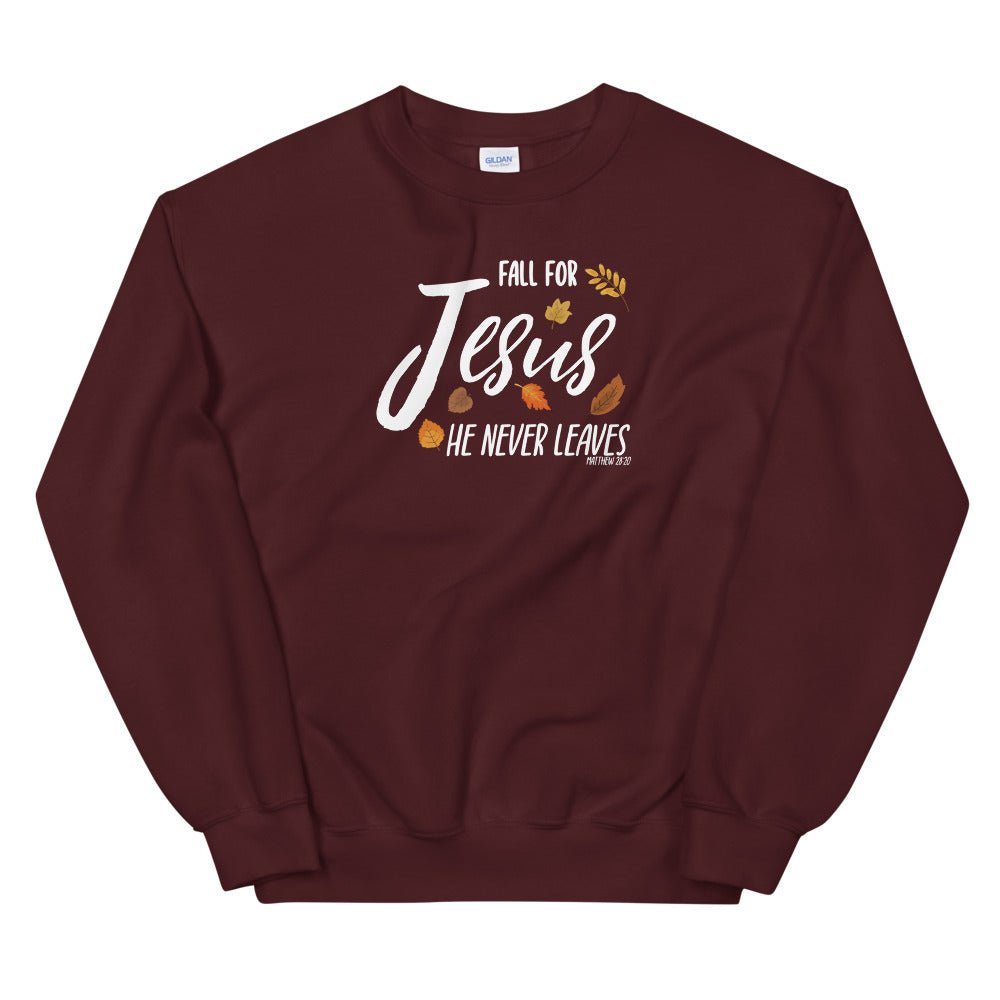 Fall For Jesus - Sweatshirt - Trini-T Ministries