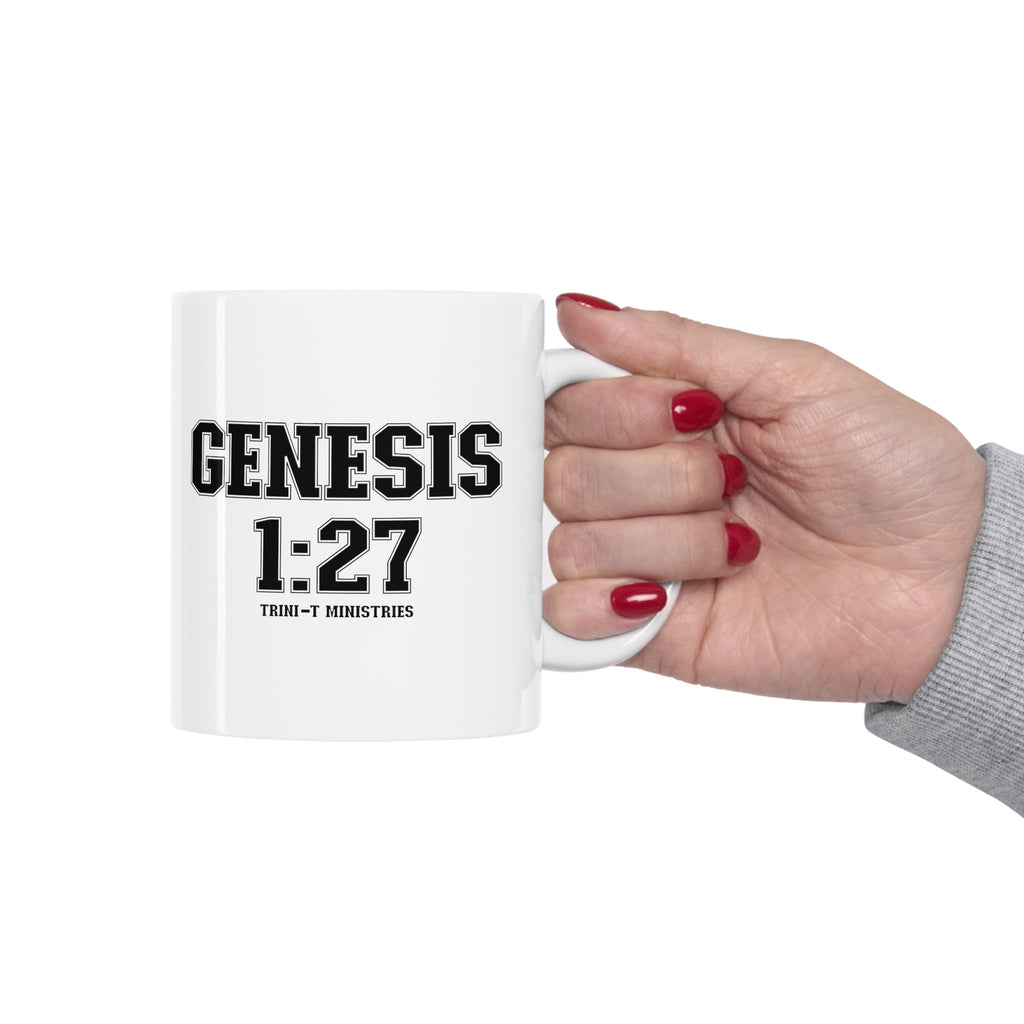Genesis 1:27 - Mug -  11oz -  Trini-T Ministries