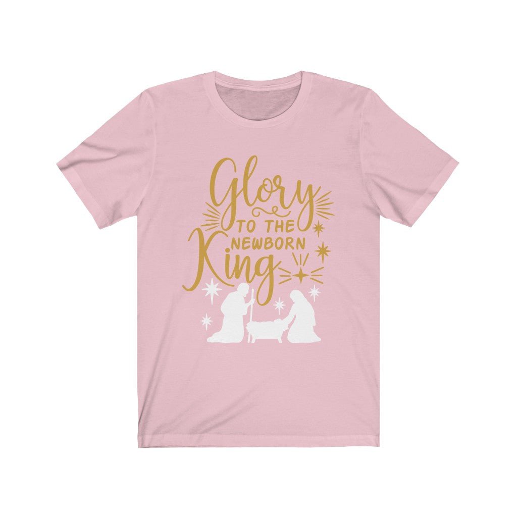 Glory to the King - T -  White / L, Black / S, Heather Kelly / S, Light Blue / S, Navy / S, Pink / S, Silver / S, White / S, Black / M, Heather Kelly / M -  Trini-T Ministries