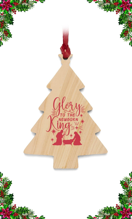 Glory to the King - Wooden Ornaments - Trini-T Ministries