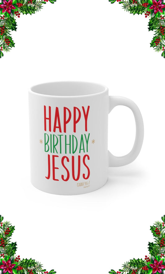 Happy Birthday Jesus - Mug - Trini-T Ministries