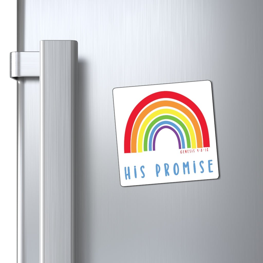 His Promise - Magnet -  3" × 3" -  Trini-T Ministries