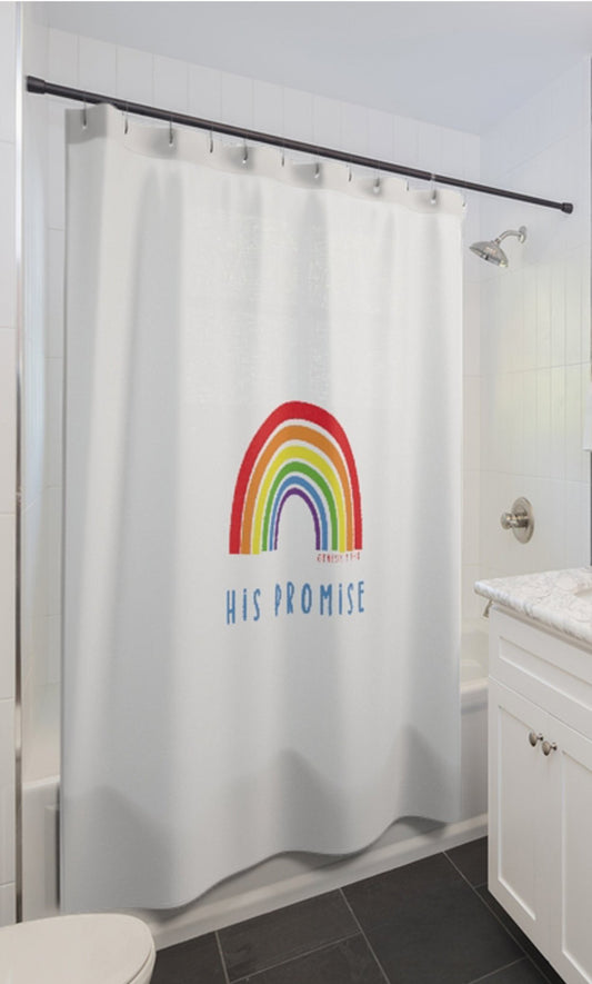 His Promise - Shower Curtain - Trini-T Ministries