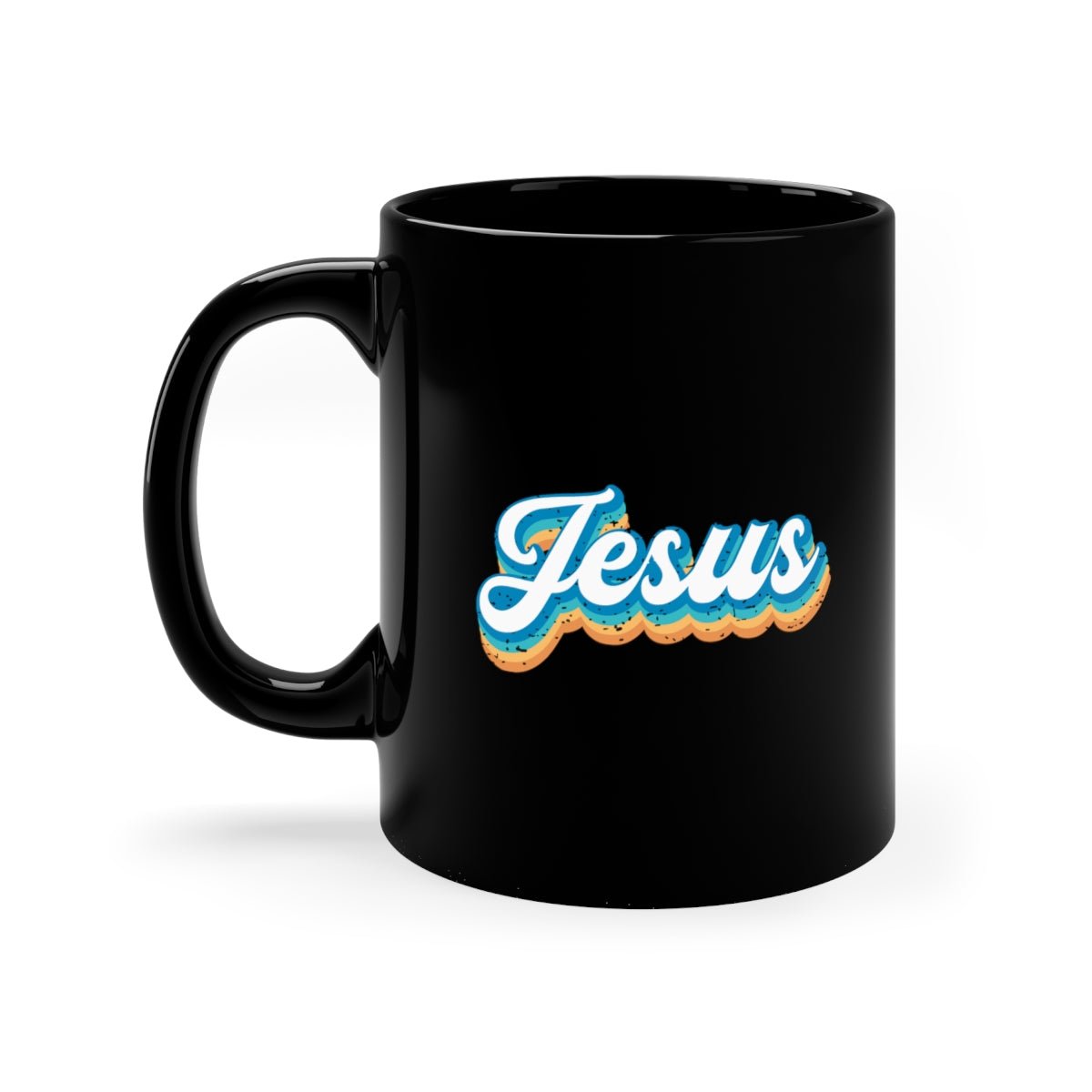Jesus - 11oz Black Mug - Trini-T Ministries