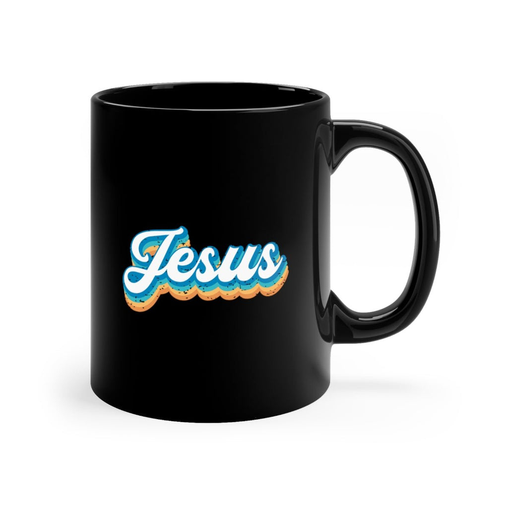 Jesus - 11oz Black Mug - Trini-T Ministries