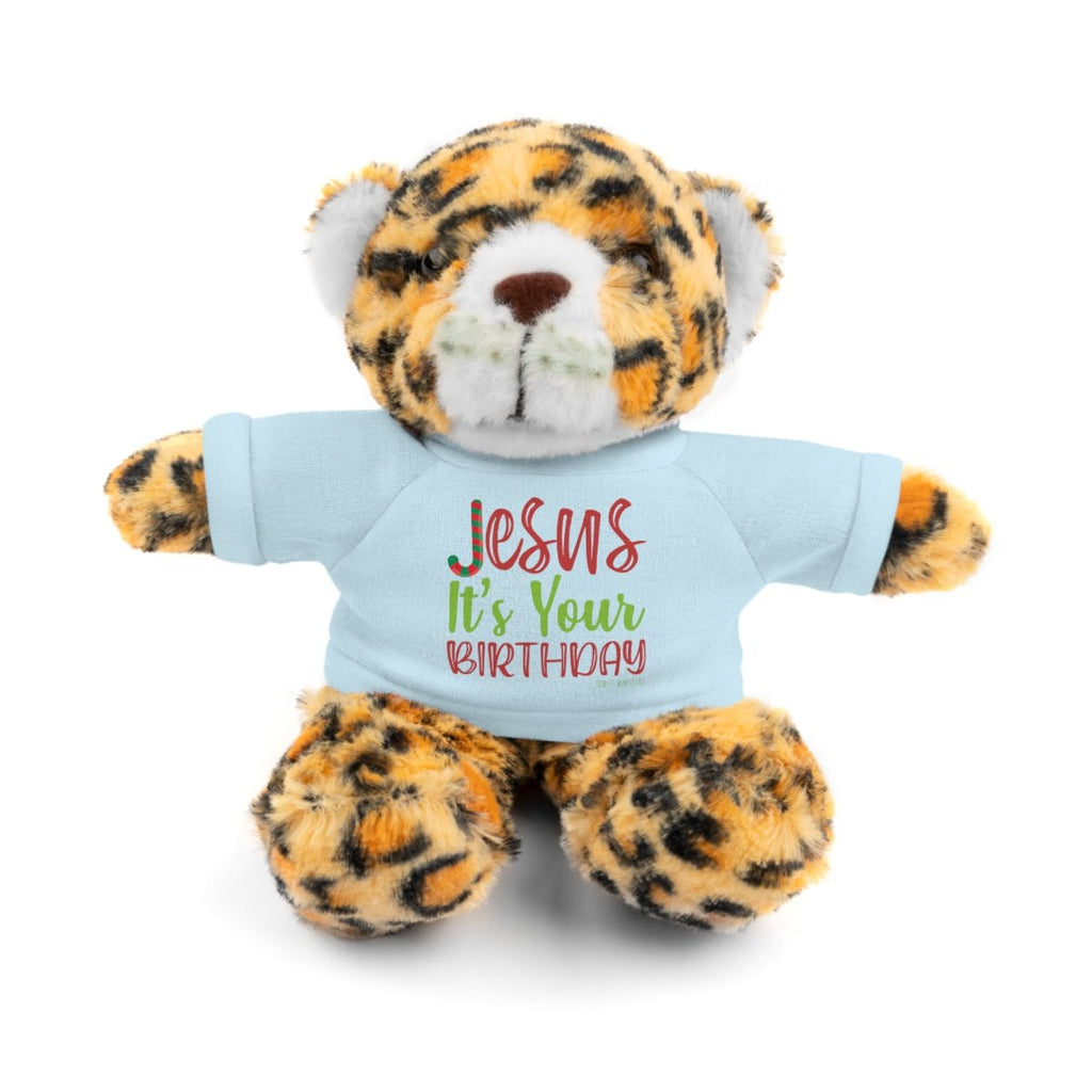 Jesus' Birthday - Plushie -  Forest Green / Bear / 8", Ash / Bear / 8", Ash / Bunny / 8", Ash / Jaguar / 8", Ash / Lion / 8", Ash / Panda / 8", Ash / Sheep / 8", Forest Green / Bunny / 8", Forest Green / Jaguar / 8", Forest Green / Lion / 8" -  Trini-T Ministries