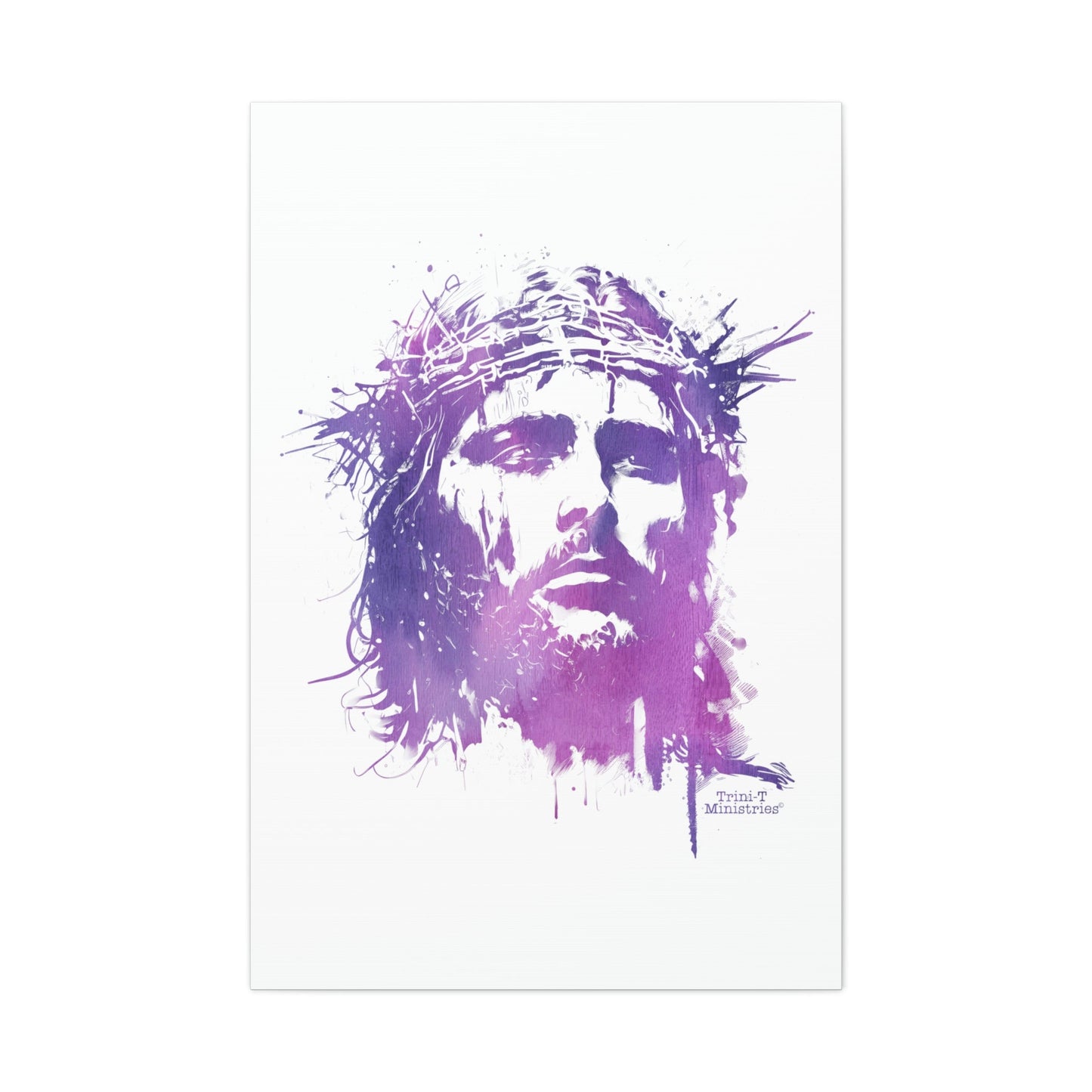 Jesus Crown of Thorns - Canvas - Trini-T Ministries