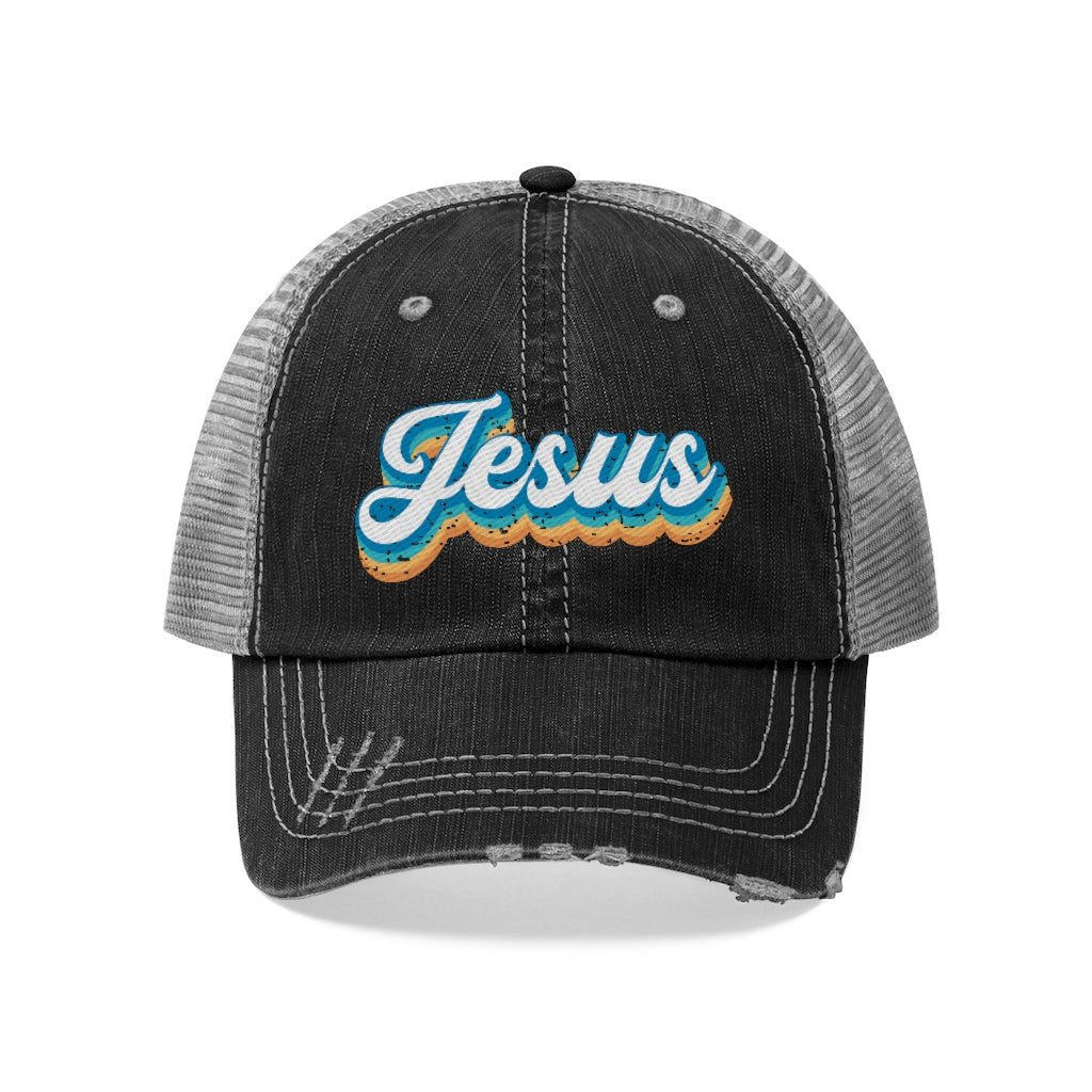 Jesus - Trucker Hat -  True Navy / One size, Black / One size -  Trini-T Ministries