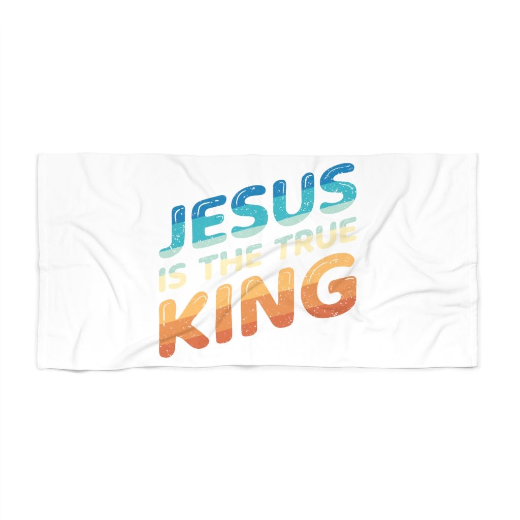 King Jesus - Beach Towel - Trini-T Ministries