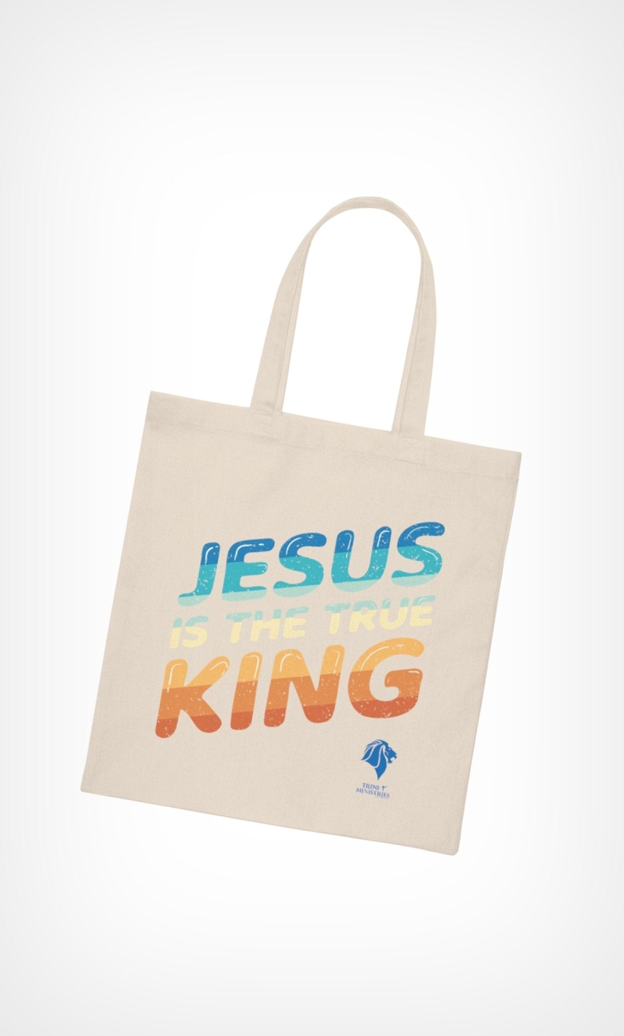 King Jesus - Canvas Tote Bag - Trini-T Ministries