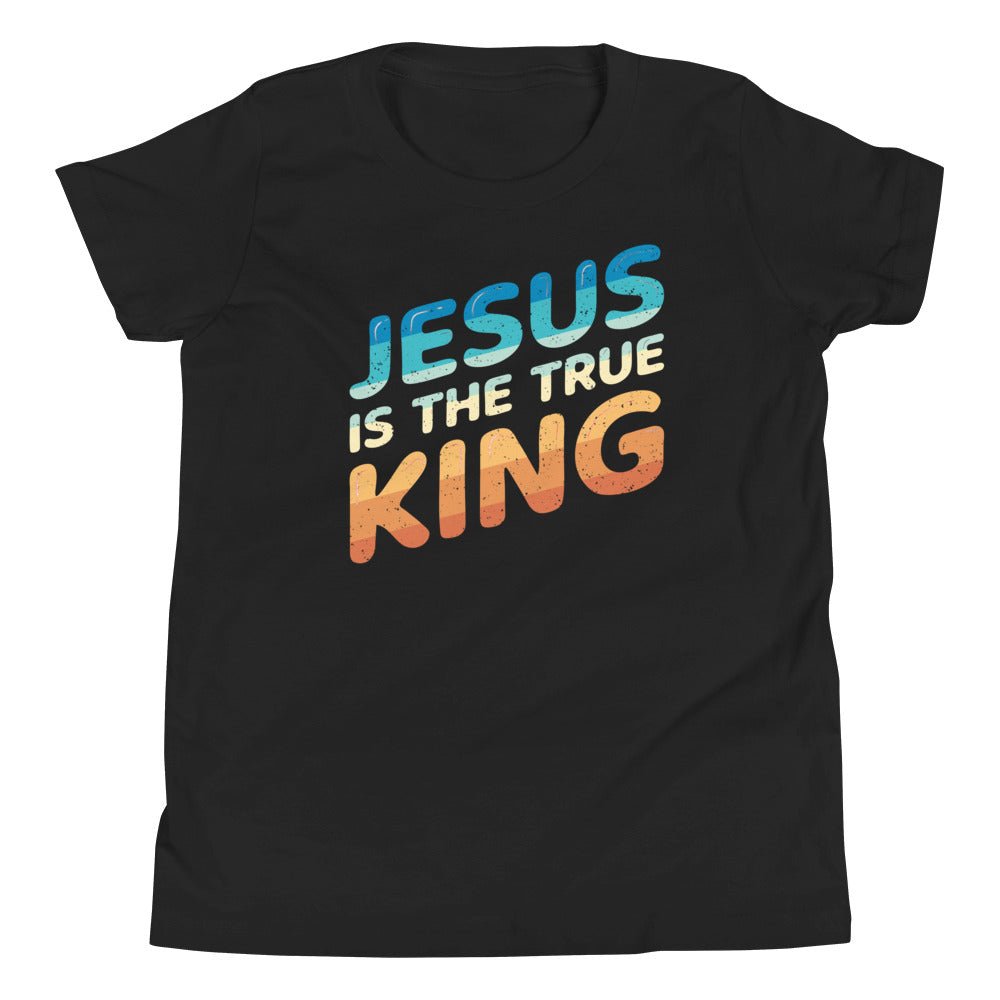 King Jesus - Kid's T -  Black / S, Black / M, Black / L, Black / XL, Navy / S, Navy / M, Navy / L, Navy / XL, Red / S, Red / M -  Trini-T Ministries