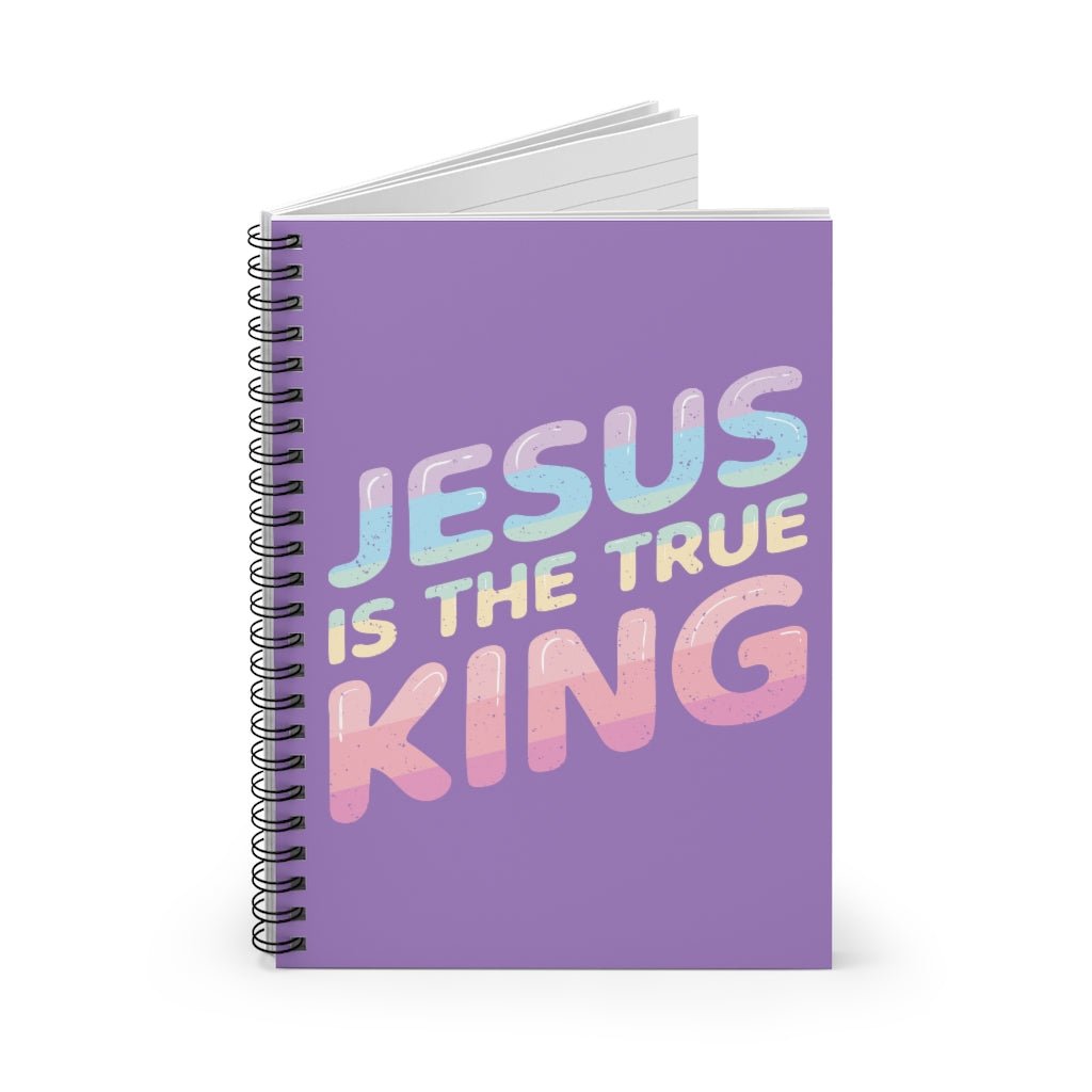 King Jesus - Pastel - Notebook -  One Size -  Trini-T Ministries