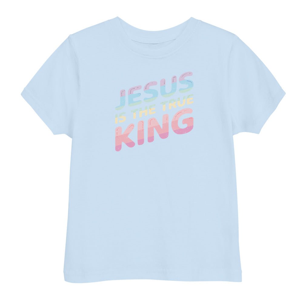 King Jesus - Pastel - Toddler's T -  Black / 2, Black / 3, Black / 4, Black / 5/6, Navy / 2, Navy / 3, Navy / 4, Navy / 5/6, Hot Pink / 2, Hot Pink / 3 -  Trini-T Ministries