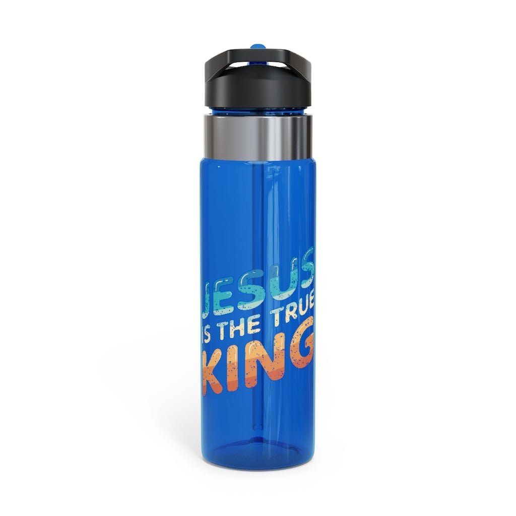 King Jesus - Sport Bottle -  20oz / Blue -  Trini-T Ministries