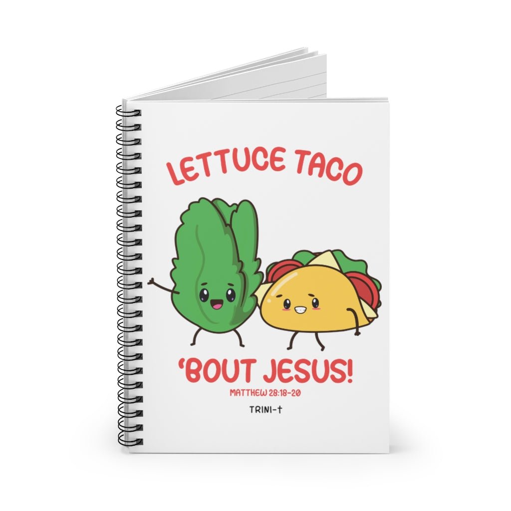 Lettuce Taco - Notebook -  One Size -  Trini-T Ministries