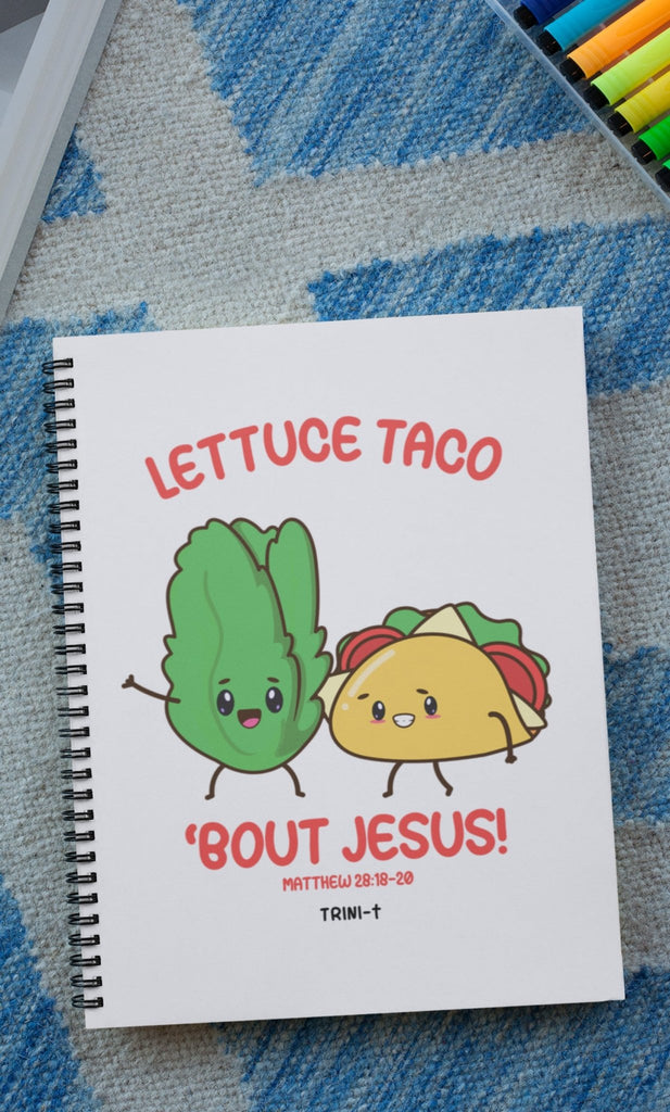 Lettuce Taco - Notebook -  One Size -  Trini-T Ministries