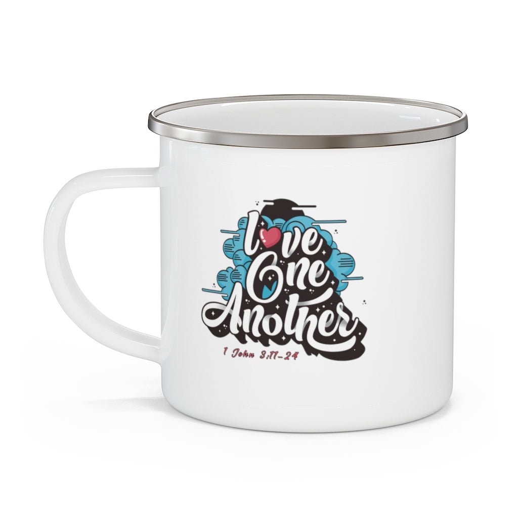 Love One Another - Camping Mug -  12oz -  Trini-T Ministries