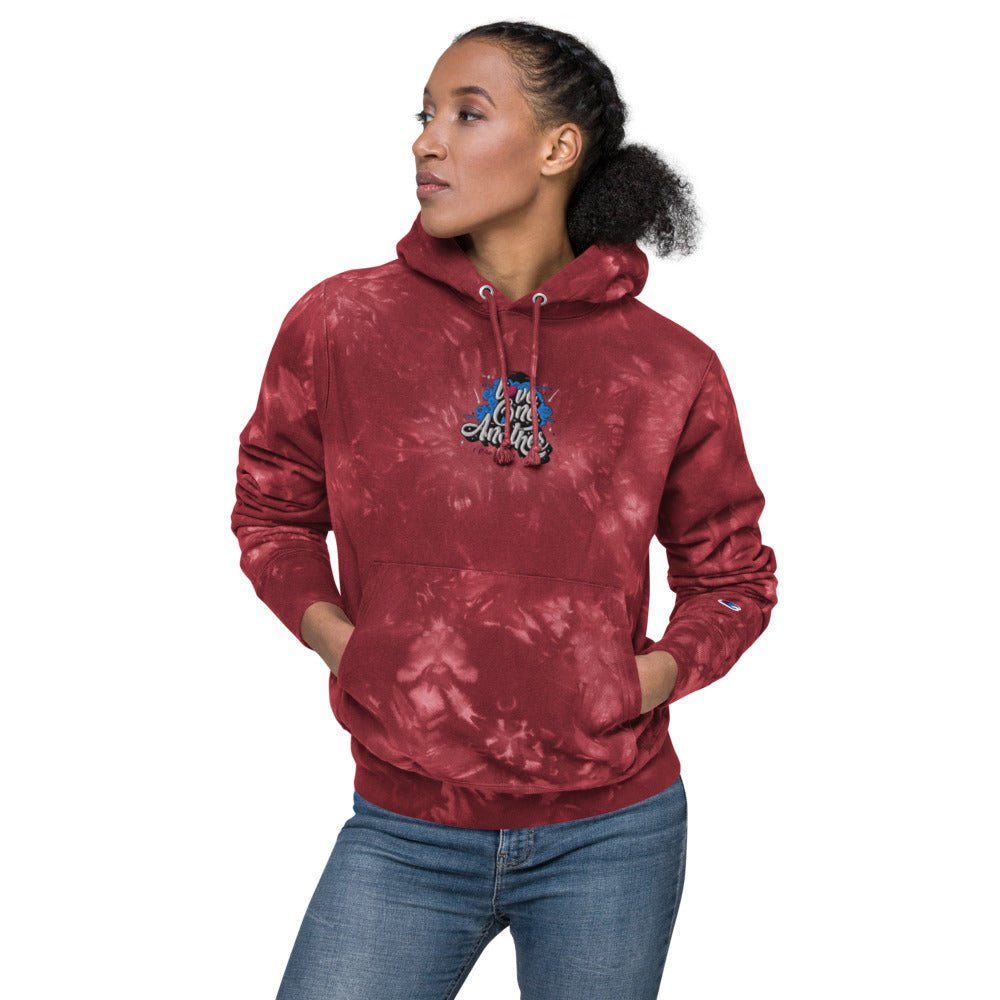 Love One Another - Women’s Champion Hoodie - Trini-T Ministries