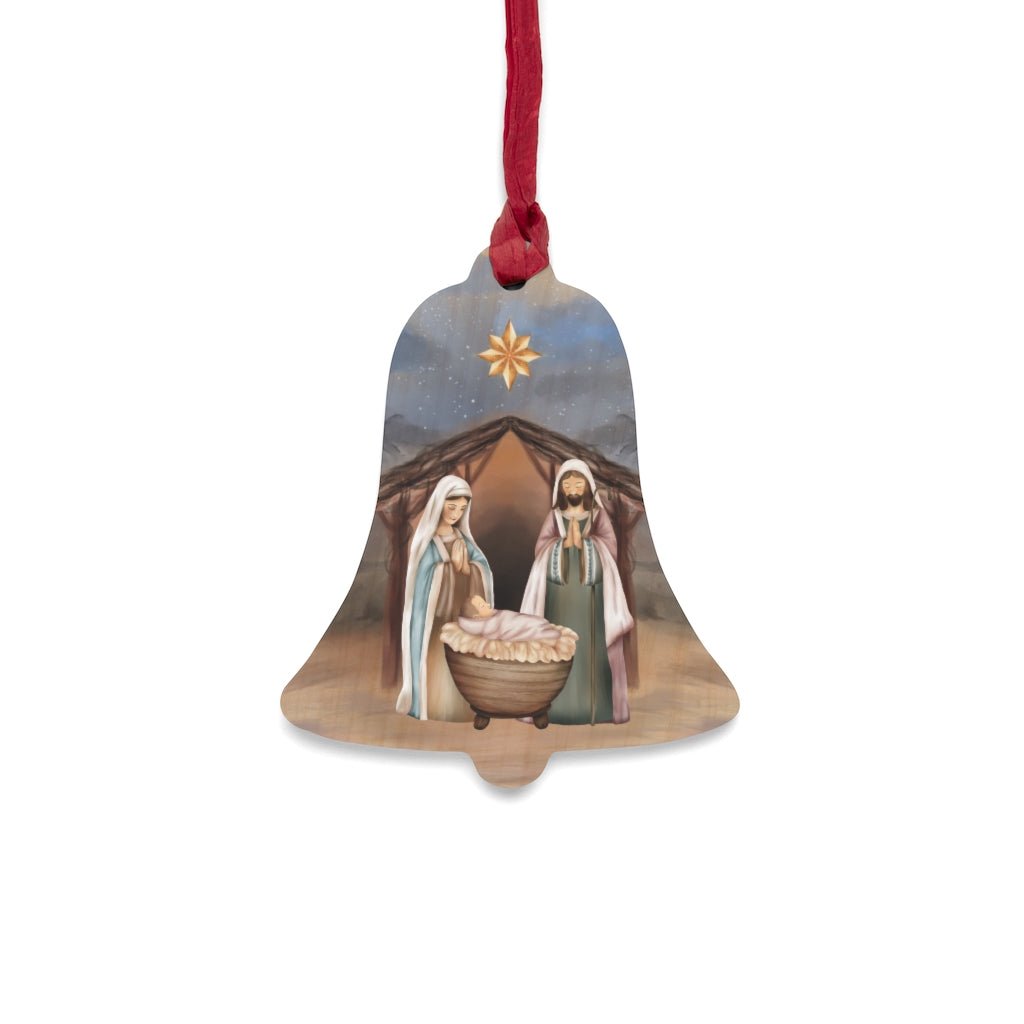 Nativity - Wooden Ornament - Trini-T Ministries