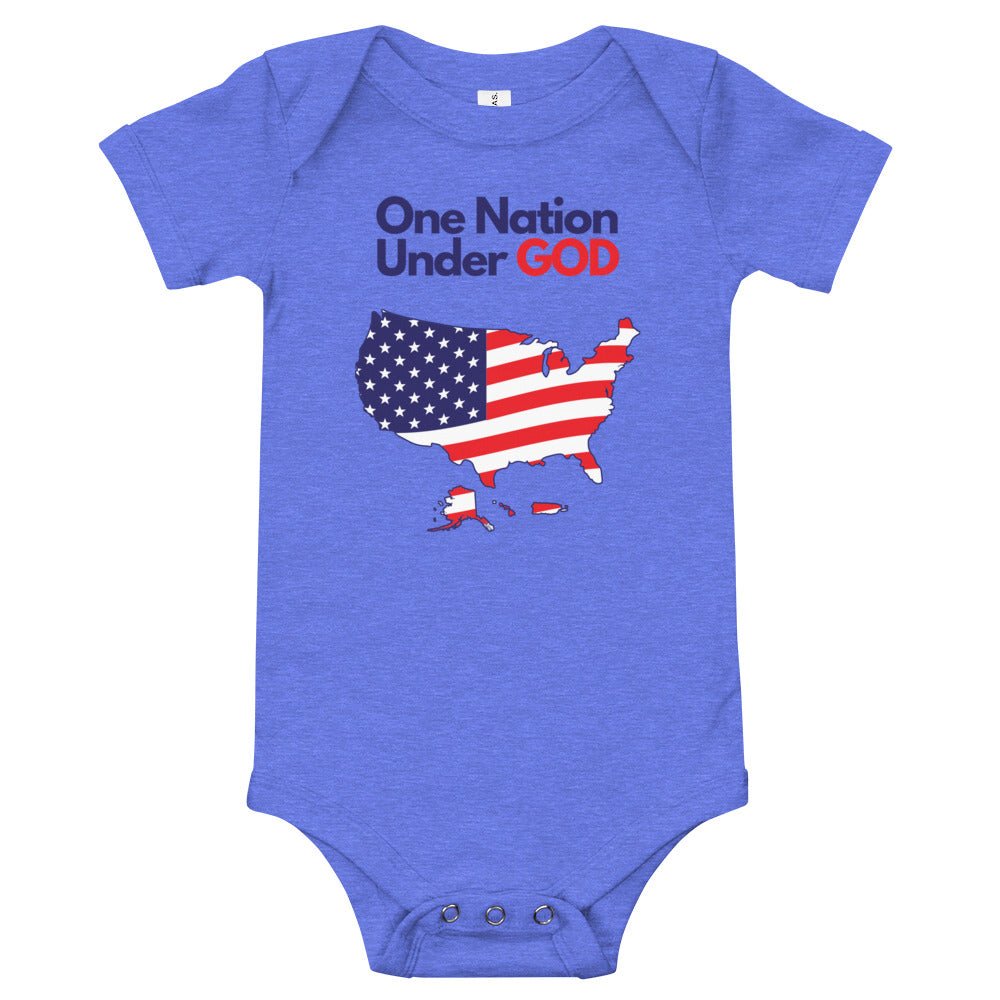 One Nation Under God - Baby’s Romper - Trini-T Ministries