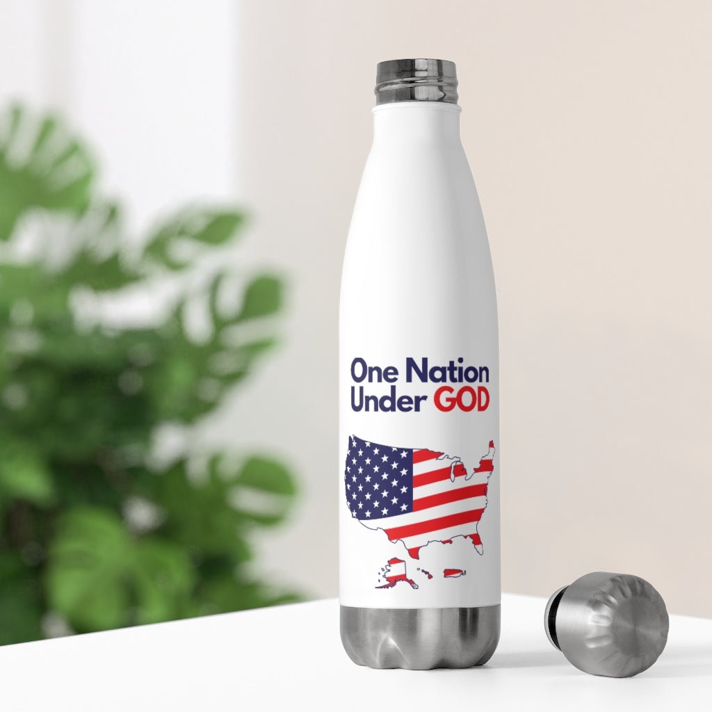 One Nation Under God - Insulated Bottle -  20oz -  Trini-T Ministries