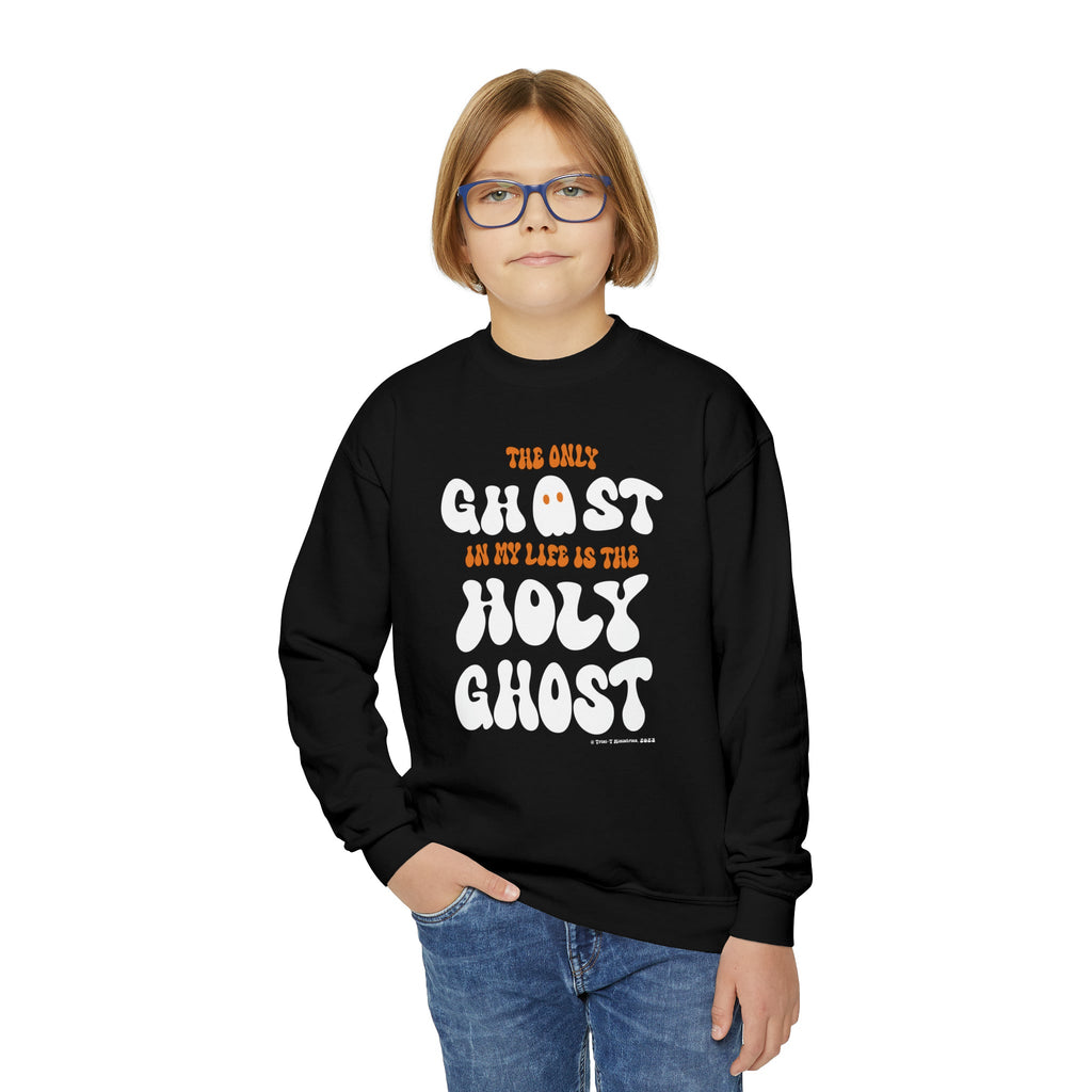 Only Holy Ghost - Kid's Sweatshirt -  Black / XS, Black / S, Black / M, Black / XL -  Trini-T Ministries
