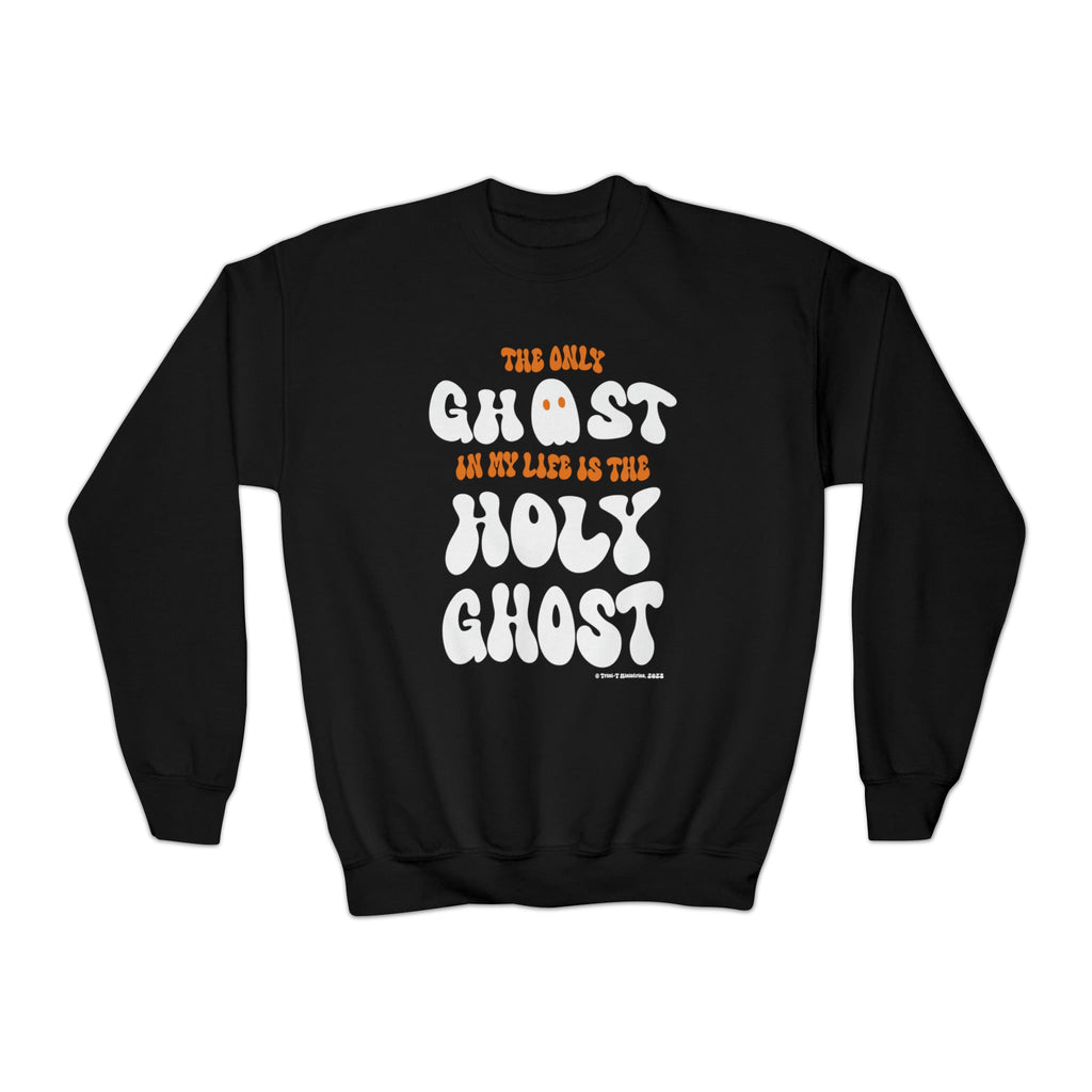 Only Holy Ghost - Kid's Sweatshirt -  Black / XS, Black / S, Black / M, Black / XL -  Trini-T Ministries