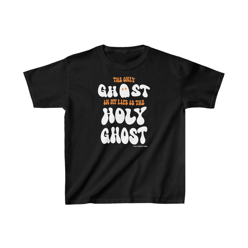Only Holy Ghost - Kid's T -  XS / Black, XS / Orange, S / Black, S / Orange, M / Black, M / Orange, L / Black, L / Orange, XL / Black, XL / Orange -  Trini-T Ministries