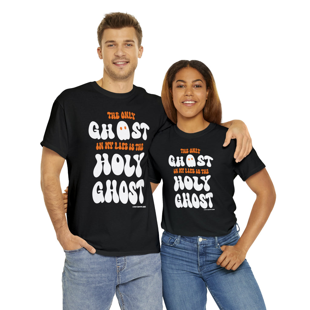 Only Holy Ghost - T -  Orange / S, Black / S, Orange / M, Black / M, Orange / L, Black / L, Orange / XL, Black / XL, Orange / 2XL, Black / 2XL -  Trini-T Ministries
