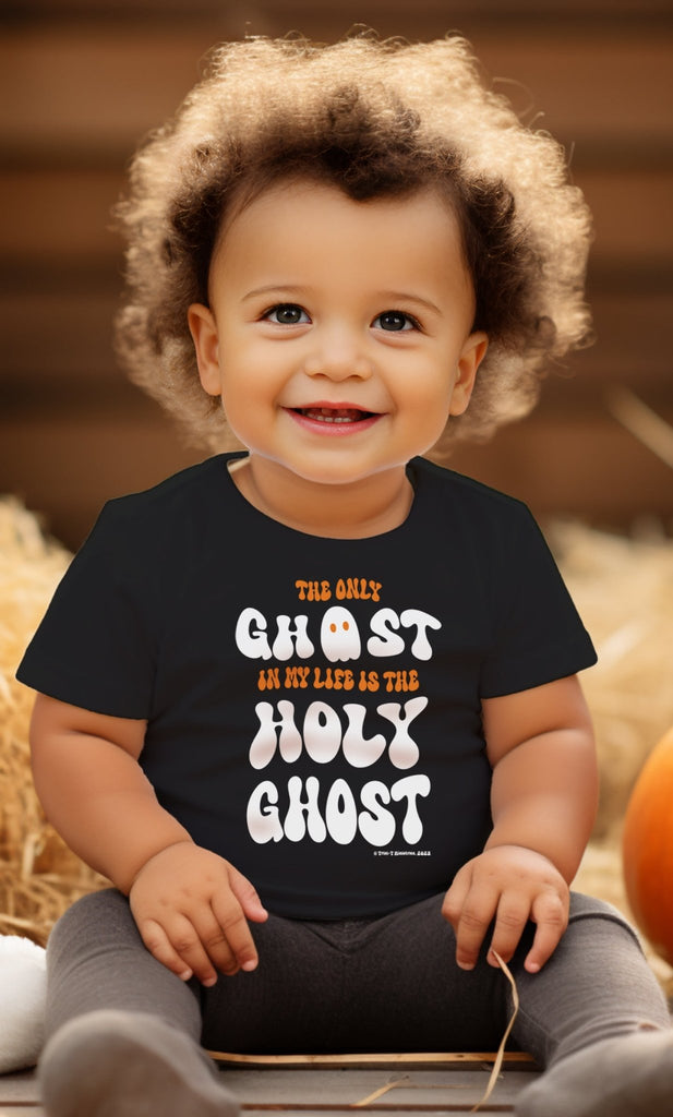 Only Holy Ghost - Toddler's T -  Black / 2T, Orange / 2T, Black / 3T, Orange / 3T, Black / 4T, Orange / 4T, Black / 5-6T, Orange / 5-6T -  Trini-T Ministries