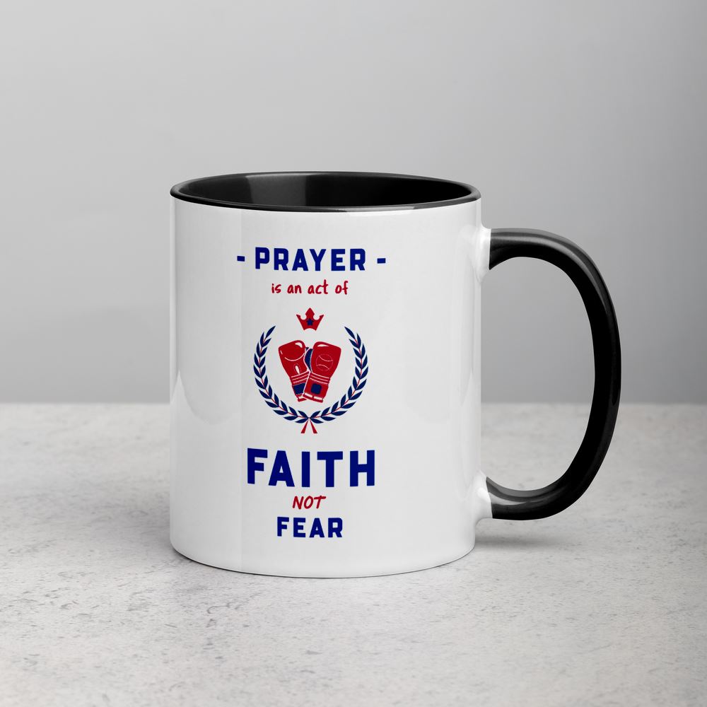 Prayer Is An Act Of Faith_Boxin - Mug Trini-T Ministries 