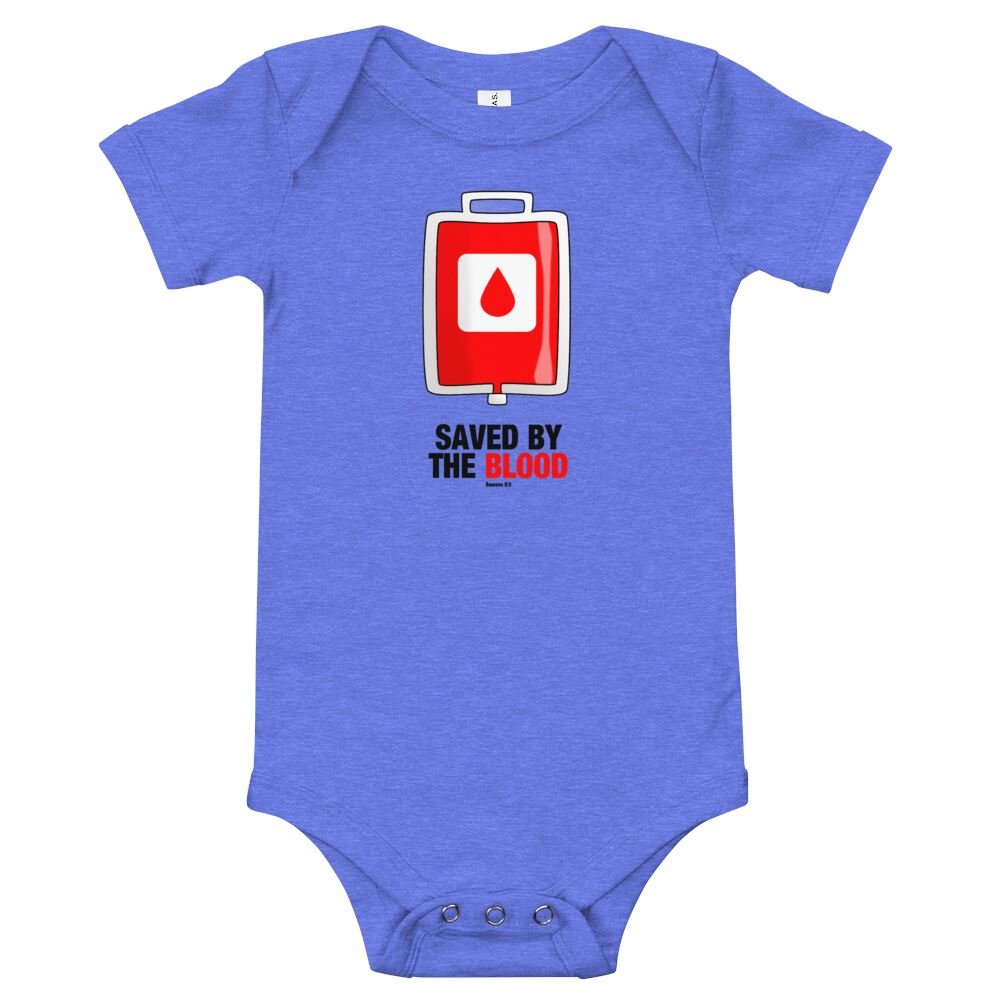 Saved By The Blood - Baby’s Romper - Trini-T Ministries